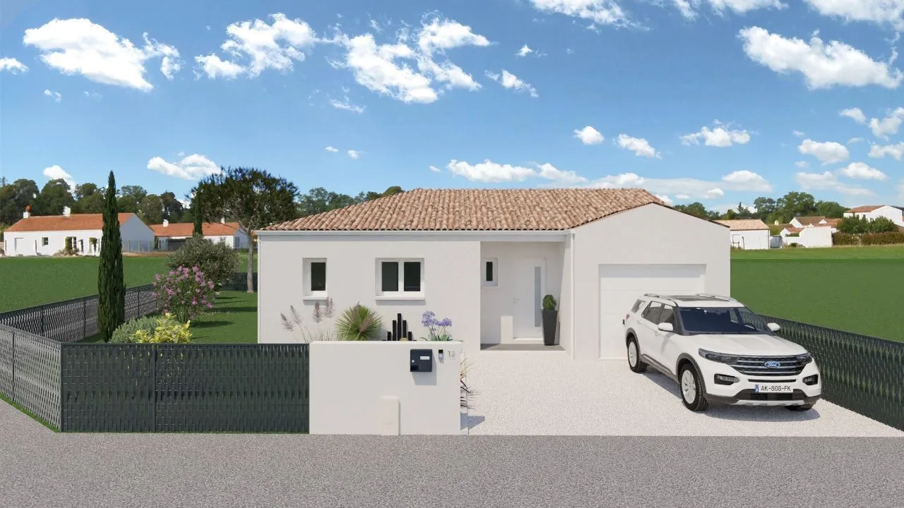 Maison neuve 105 m² à Saint-Augustin (17570)