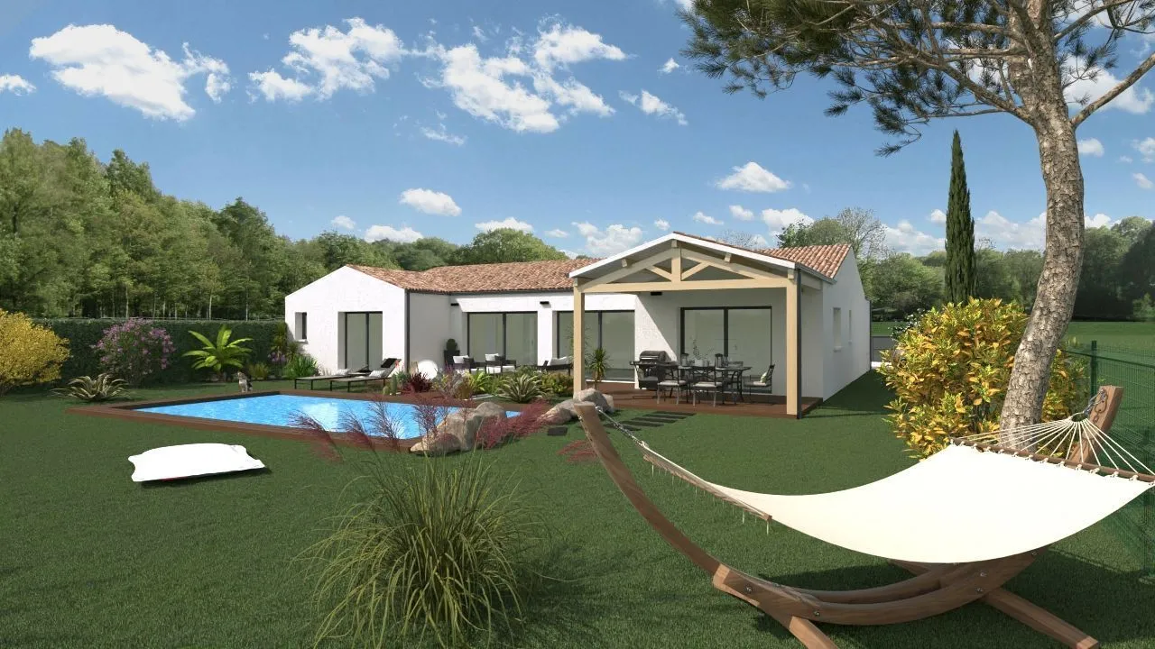 Maison neuve 130 m² à Meschers-sur-Gironde (17132)