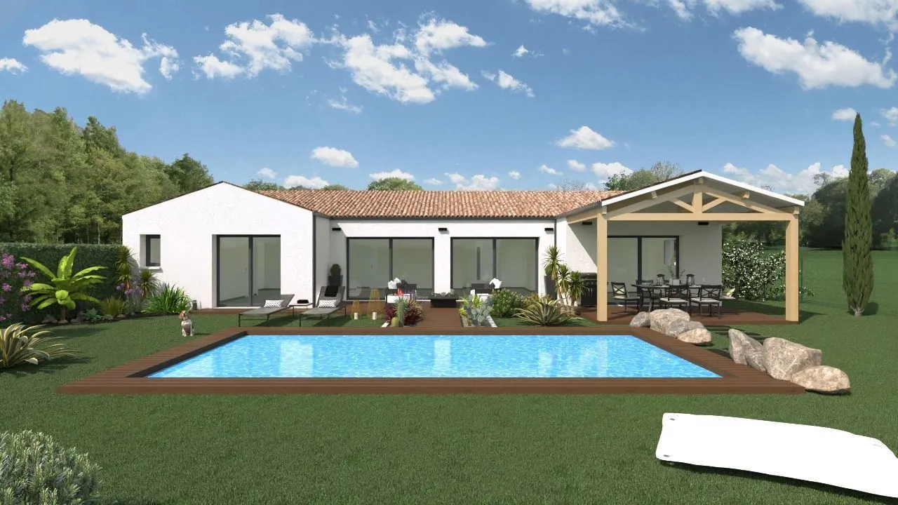 Maison neuve 130 m² à Meschers-sur-Gironde (17132)