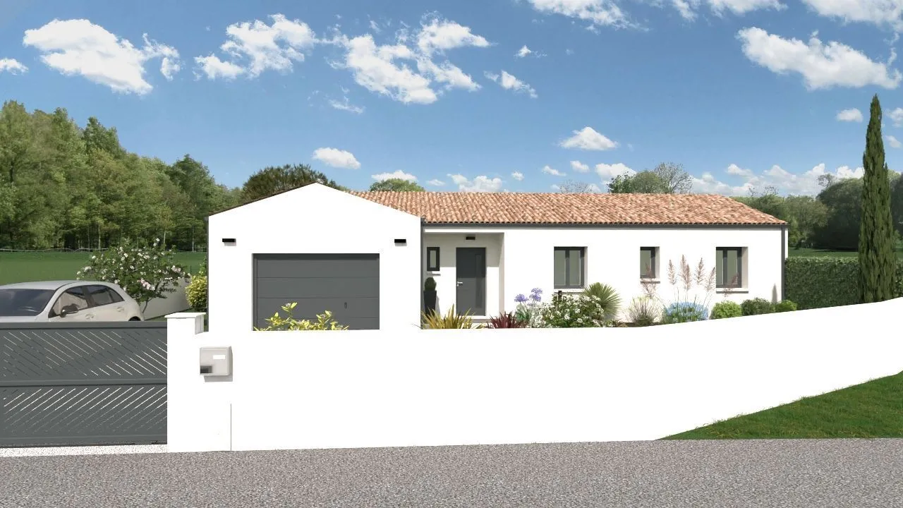 Maison neuve 130 m² à Meschers-sur-Gironde (17132)