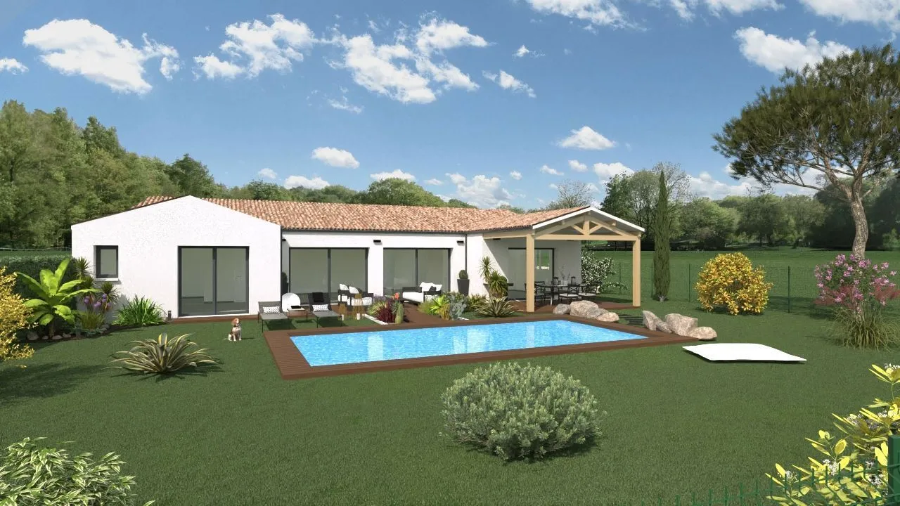 Maison neuve 130 m² à Meschers-sur-Gironde (17132)