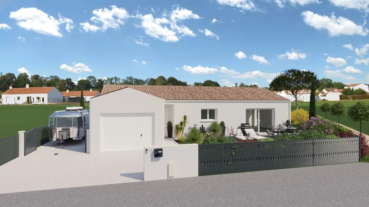 Maison neuve 105 m² à Saint-Augustin (17570)
