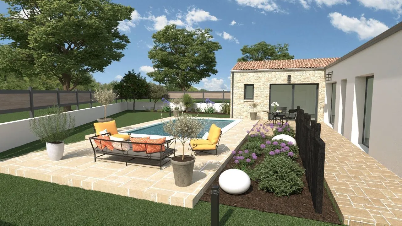 Maison neuve 101 m² à Bois (17240)