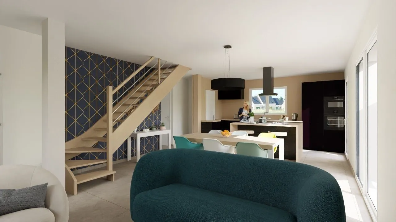 Maison neuve 102 m² à L'Hermitage (35590)