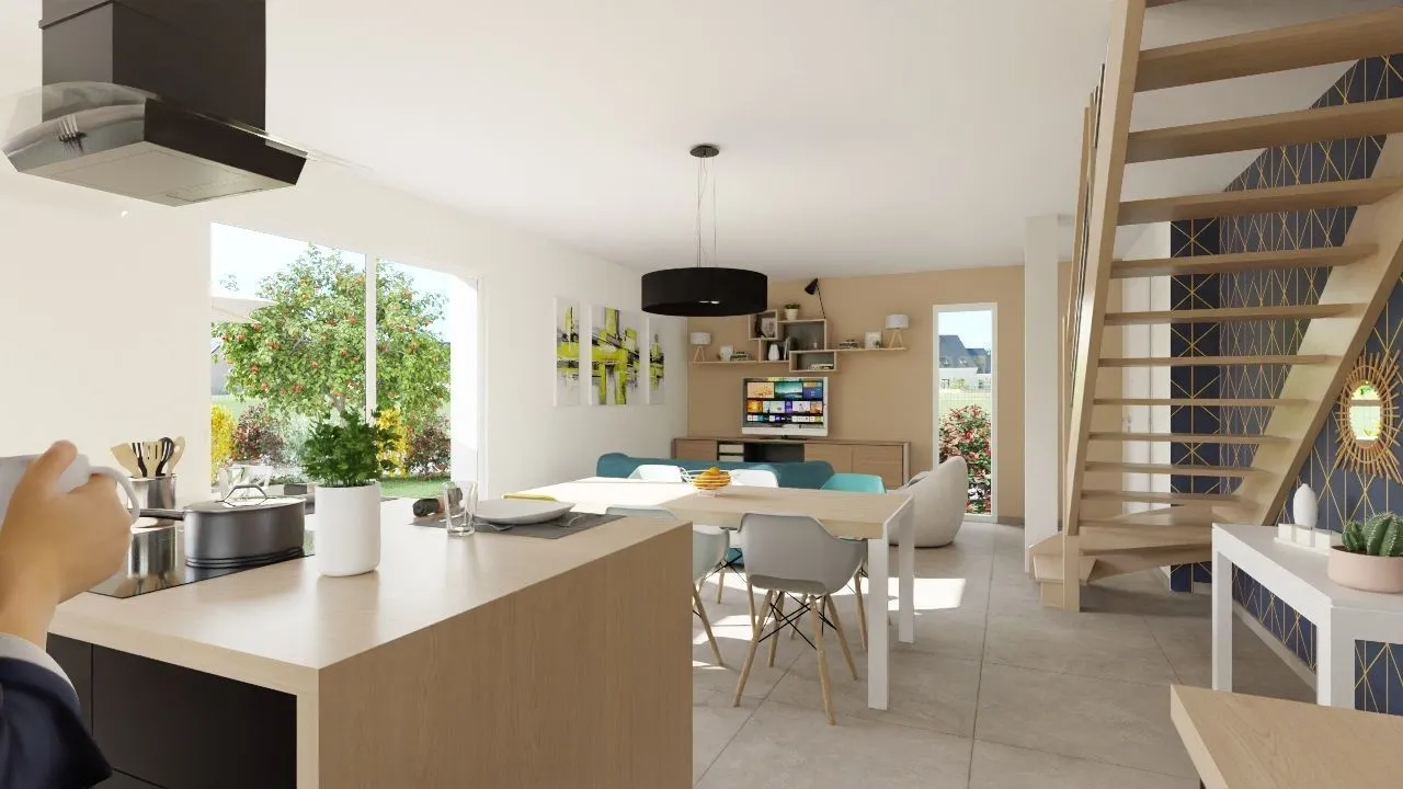 Maison neuve 102 m² à L'Hermitage (35590)