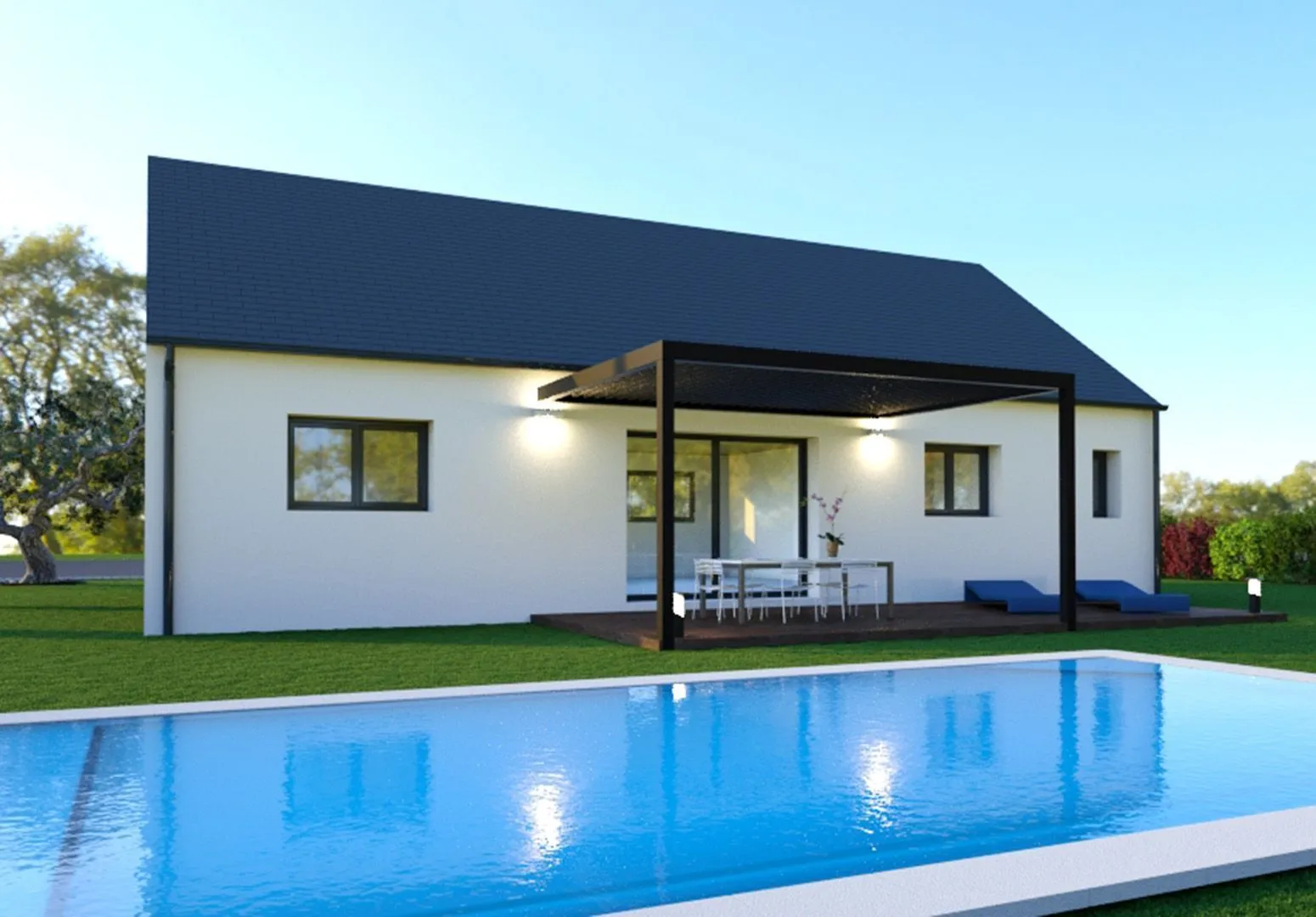 Maison neuve 90 m² à Plurien (22240)