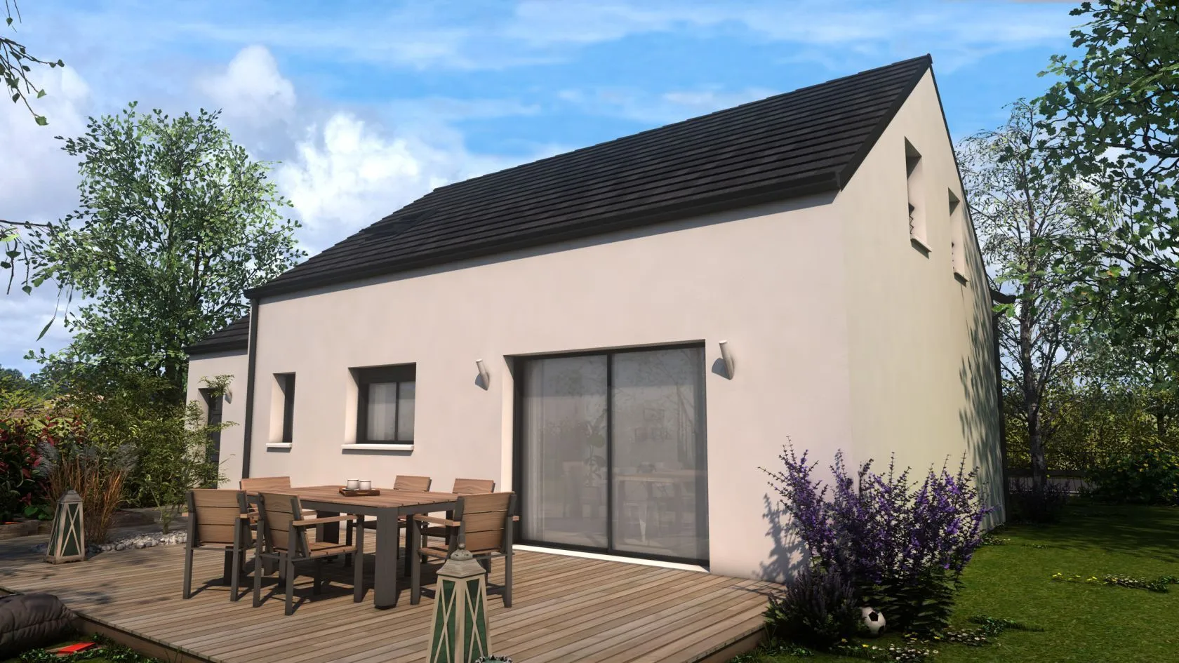 Maison neuve 112 m² à Hermes (60370)