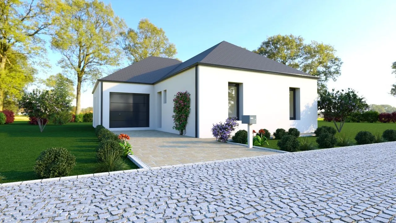 Maison neuve à Hédé-Bazouges