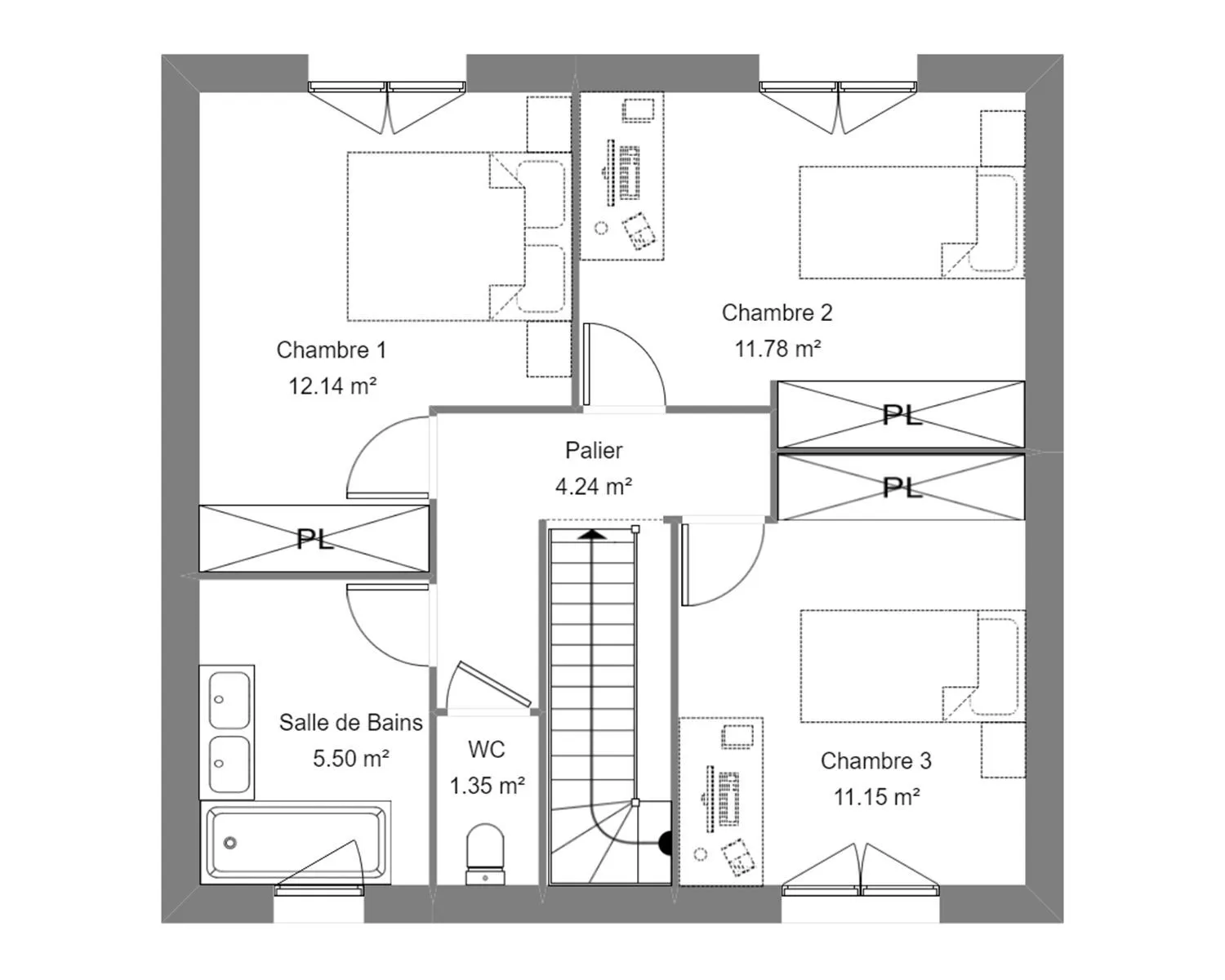 Iberis 3ch 87 — modèle de maison