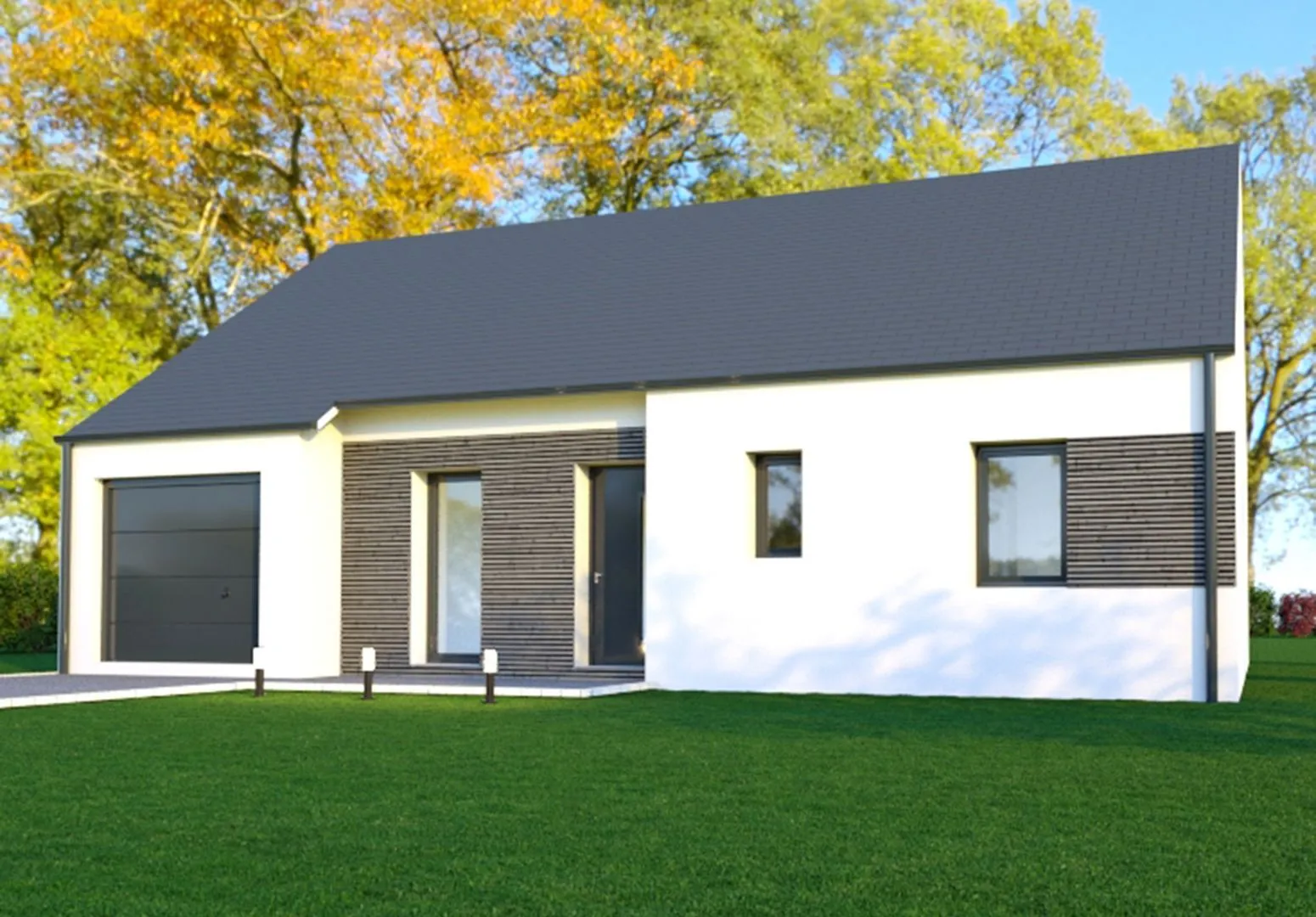 Maison neuve 75 m² à Pleugueneuc (35720)