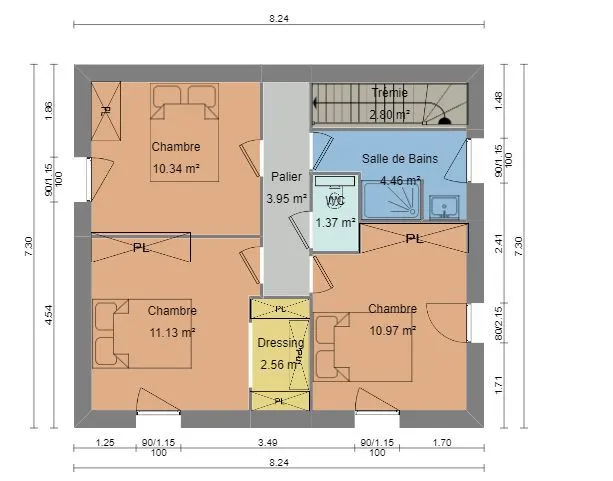 Maison neuve 94 m² à Châteaugiron (35410)