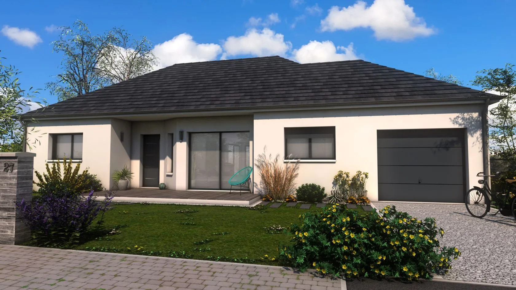 Maison neuve à Saint-Brandan