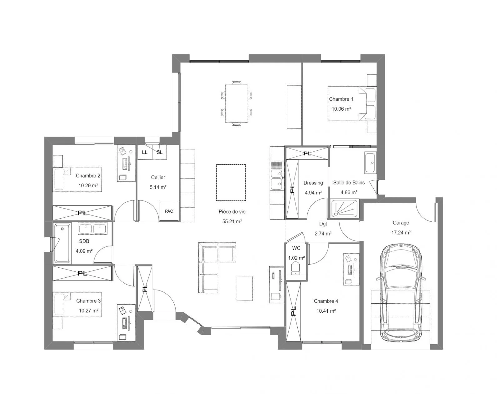 Tenor 4ch 119 — modèle de maison