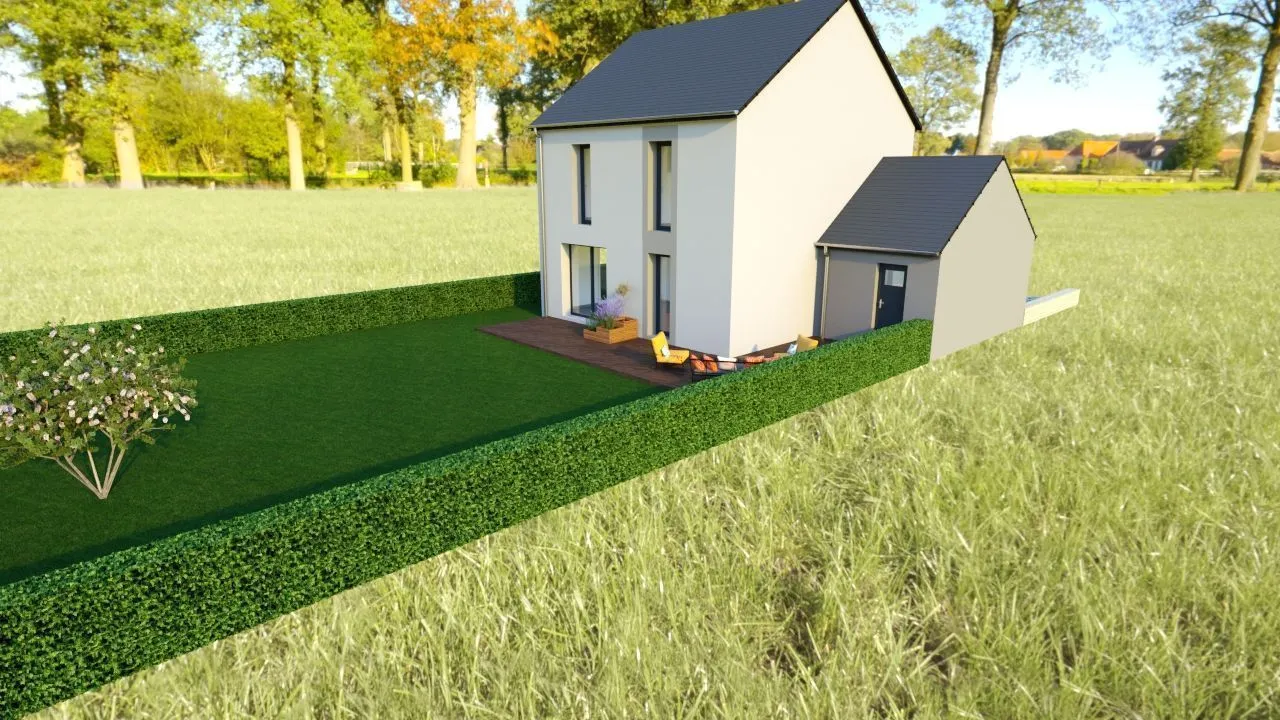 Maison neuve 100 m² à Lassy (35580)
