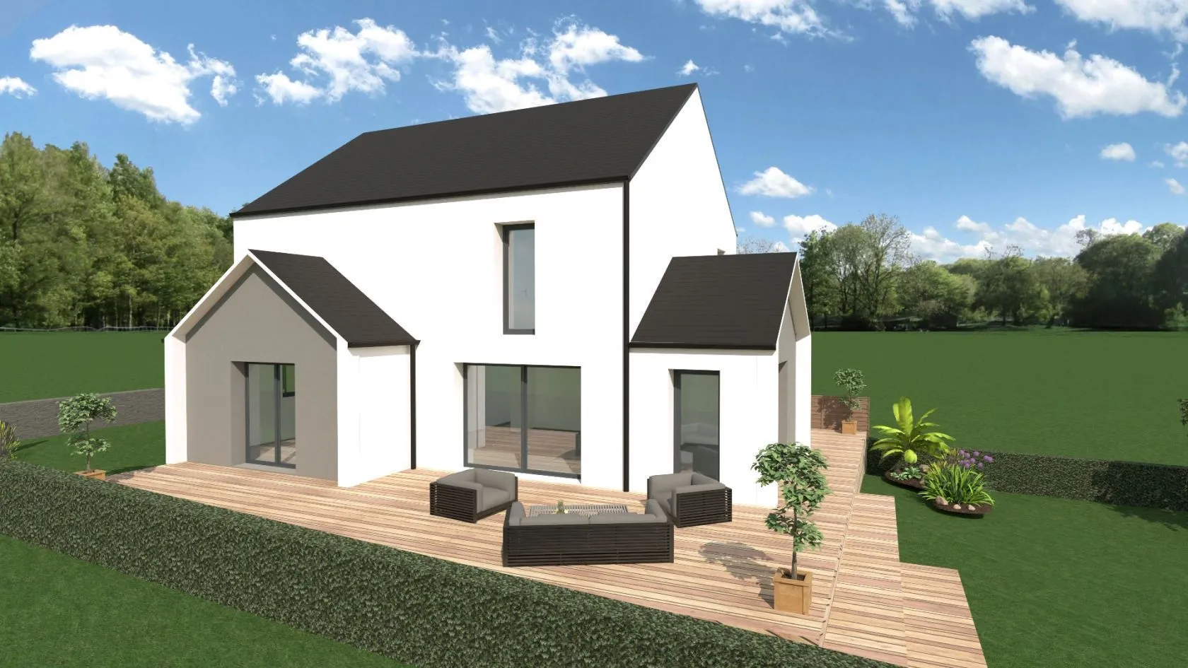 Maison neuve 138 m² à Bruz (35170)
