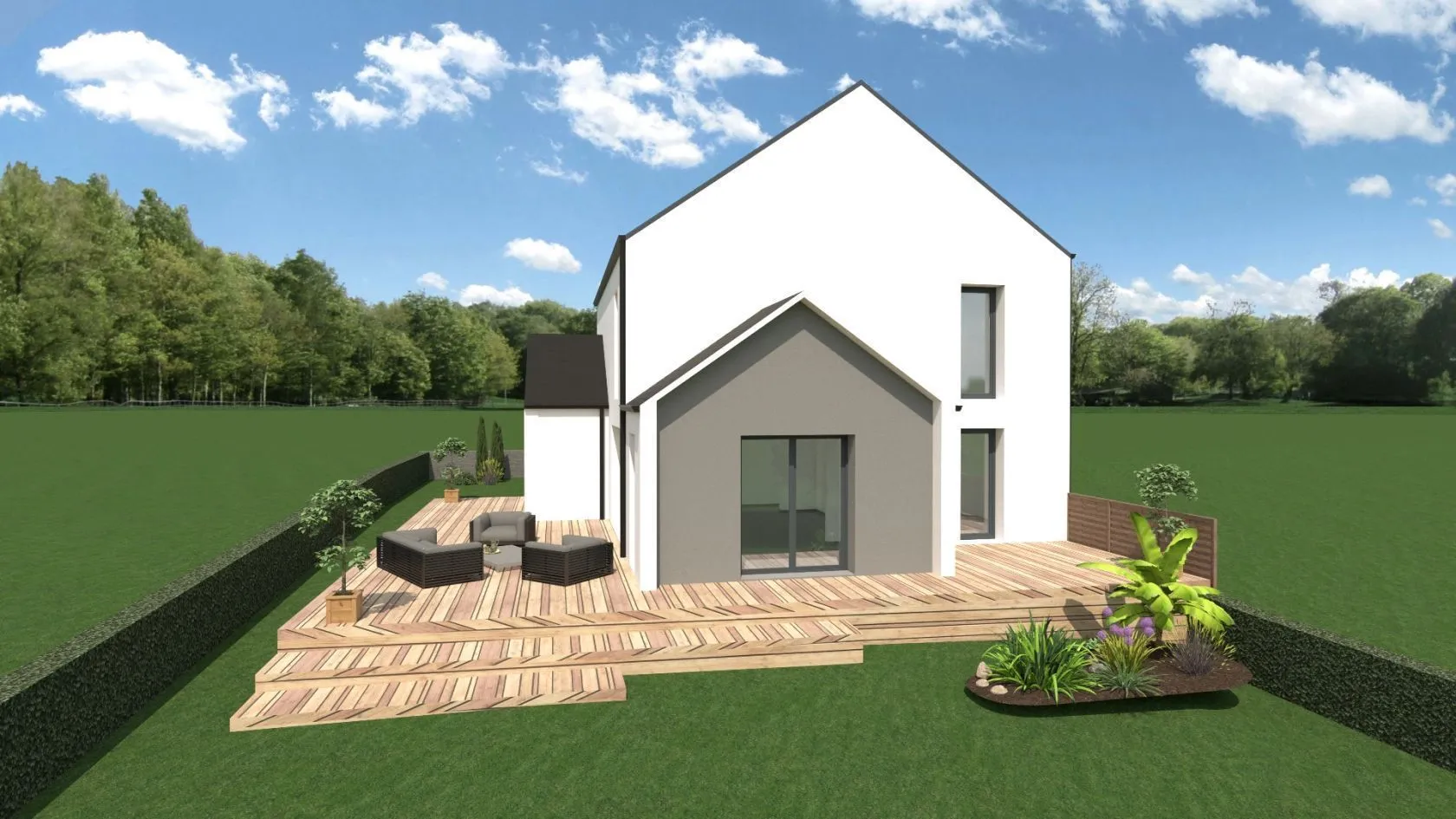 Maison neuve 138 m² à Bruz (35170)