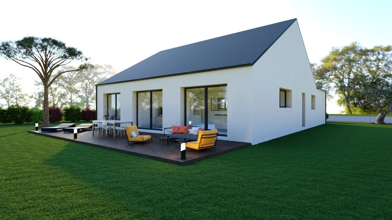 Maison neuve 120 m² à Pléneuf-Val-André (22370)
