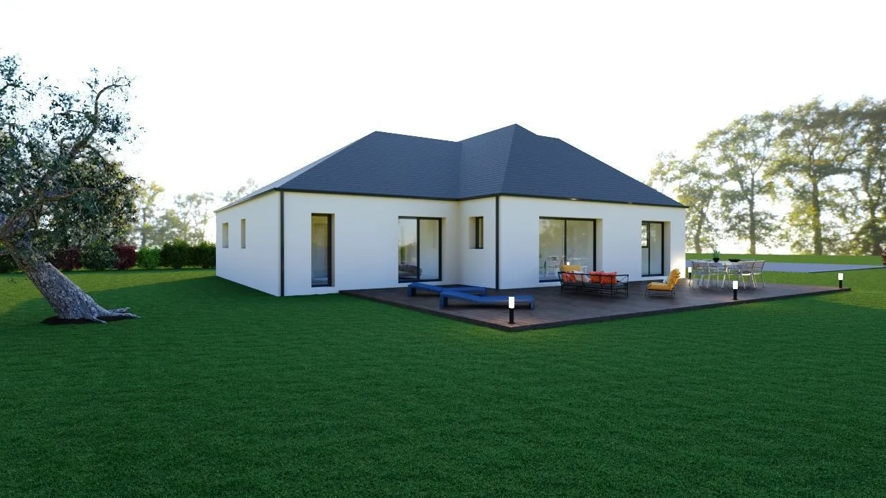 Maison neuve 132 m² à Mordelles (35310)