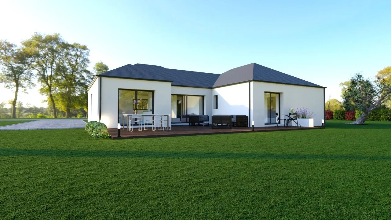 Maison neuve 121 m² à Guipel (35440)