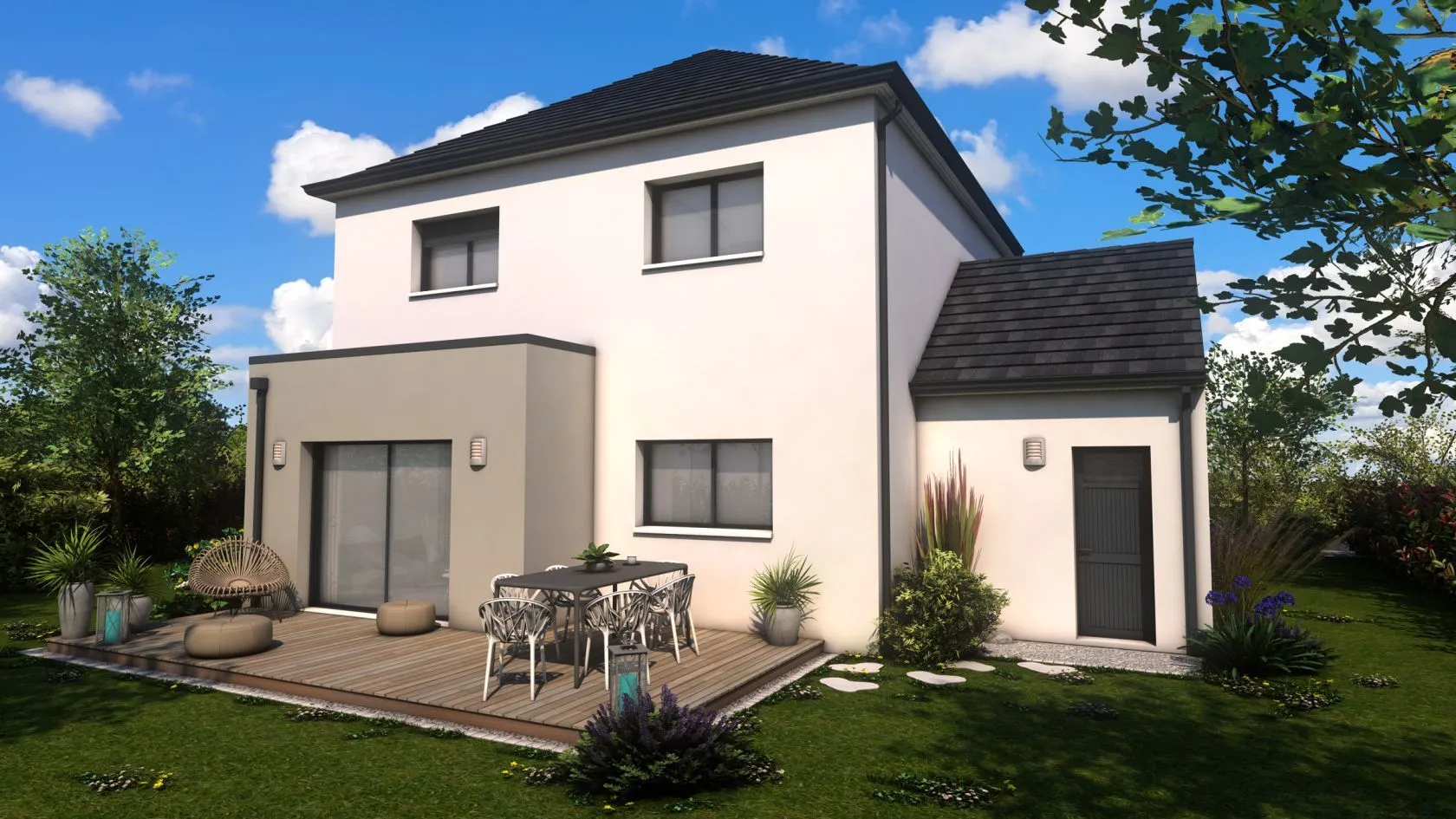 Maison neuve 121 m² à Lassy (35580)