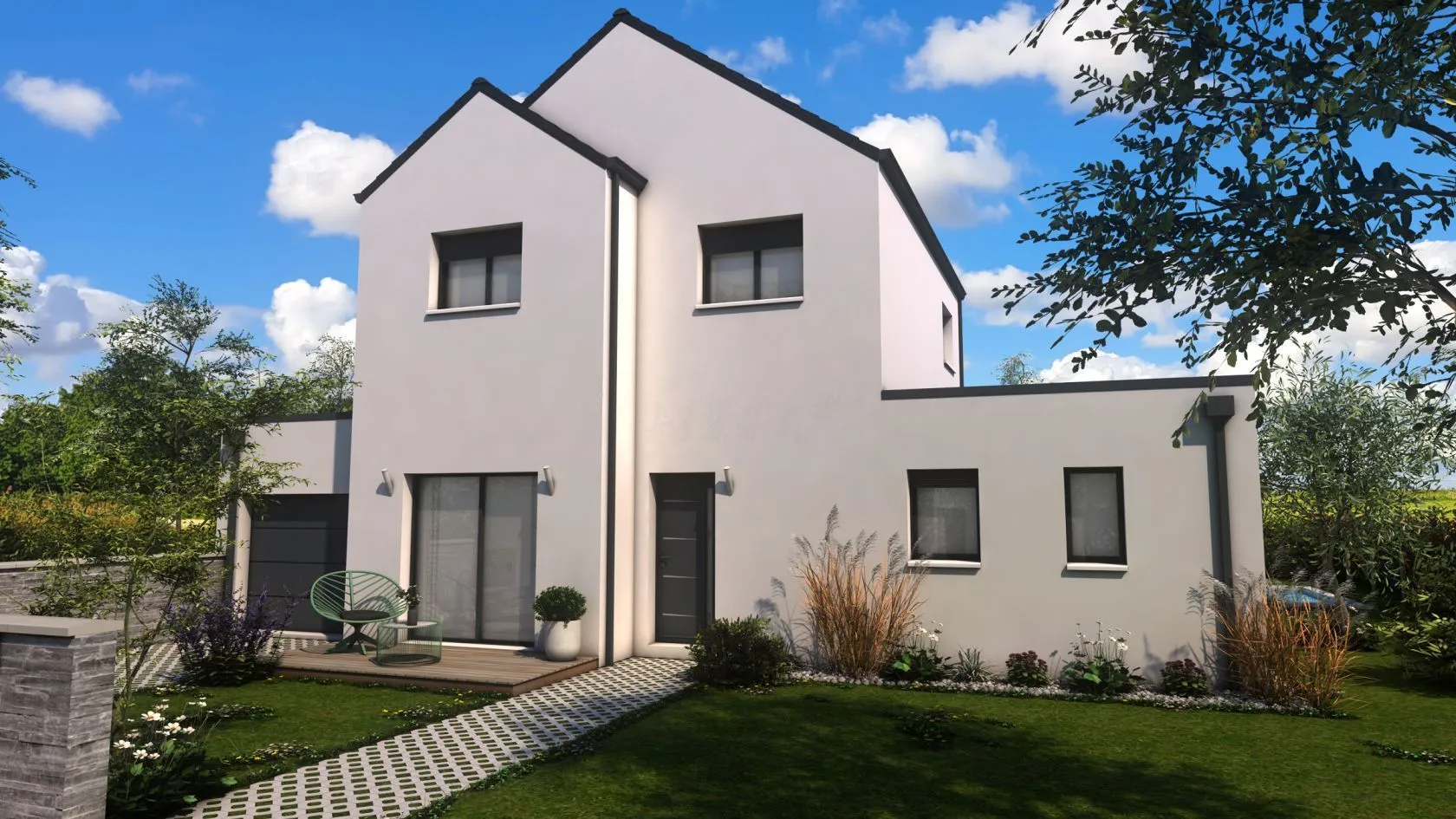 Maison neuve 112 m² à Bréal-sous-Montfort (35310)