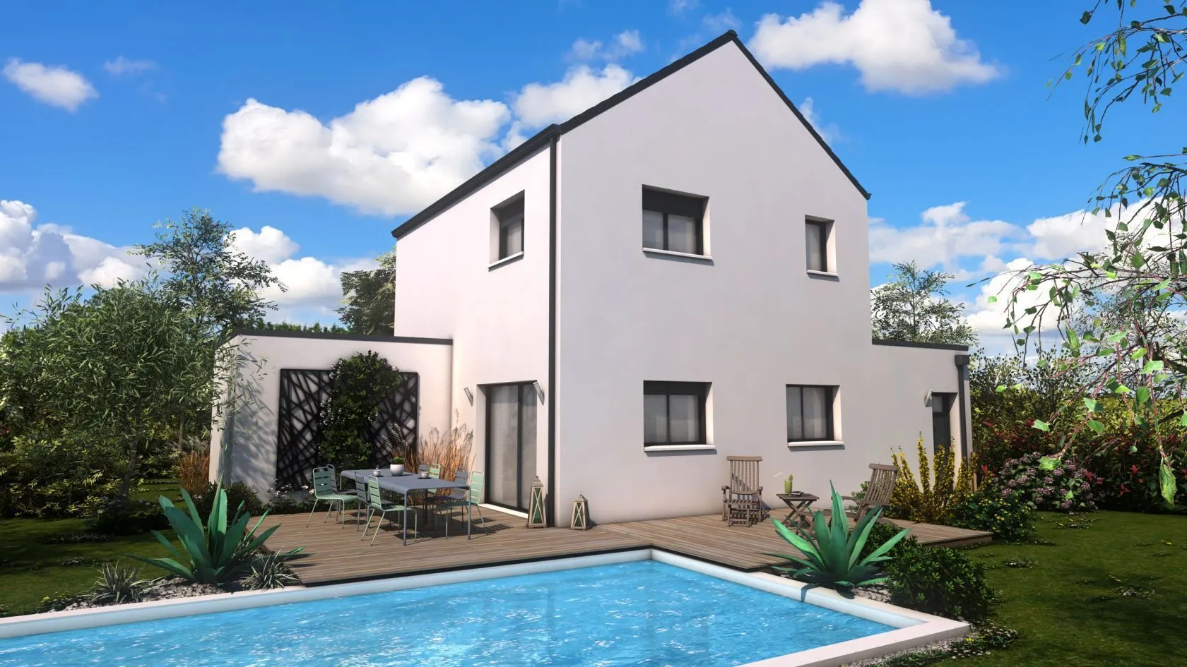 Maison neuve 112 m² à Bréal-sous-Montfort (35310)