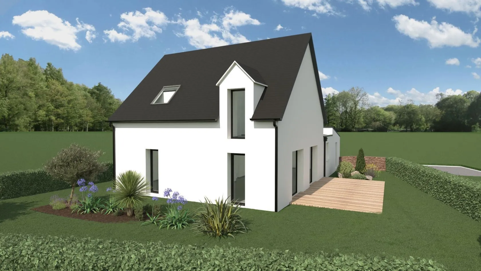 Maison neuve 108 m² à La Fresnais (35111)