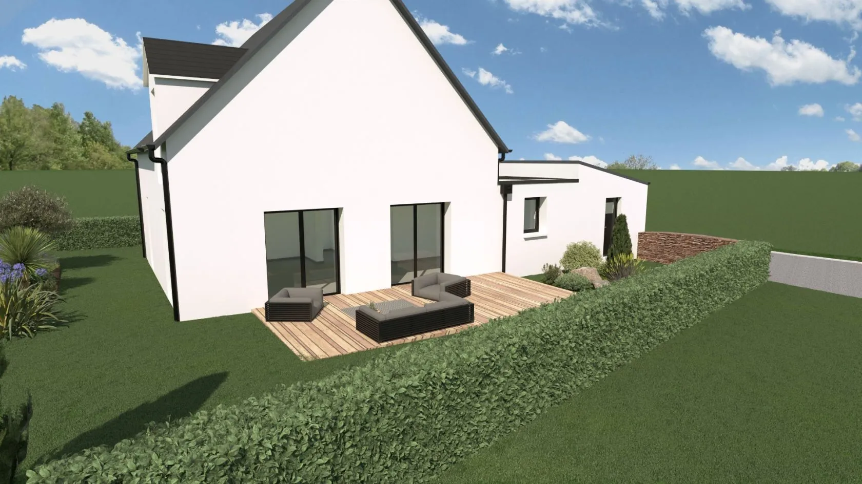 Maison neuve 108 m² à La Fresnais (35111)