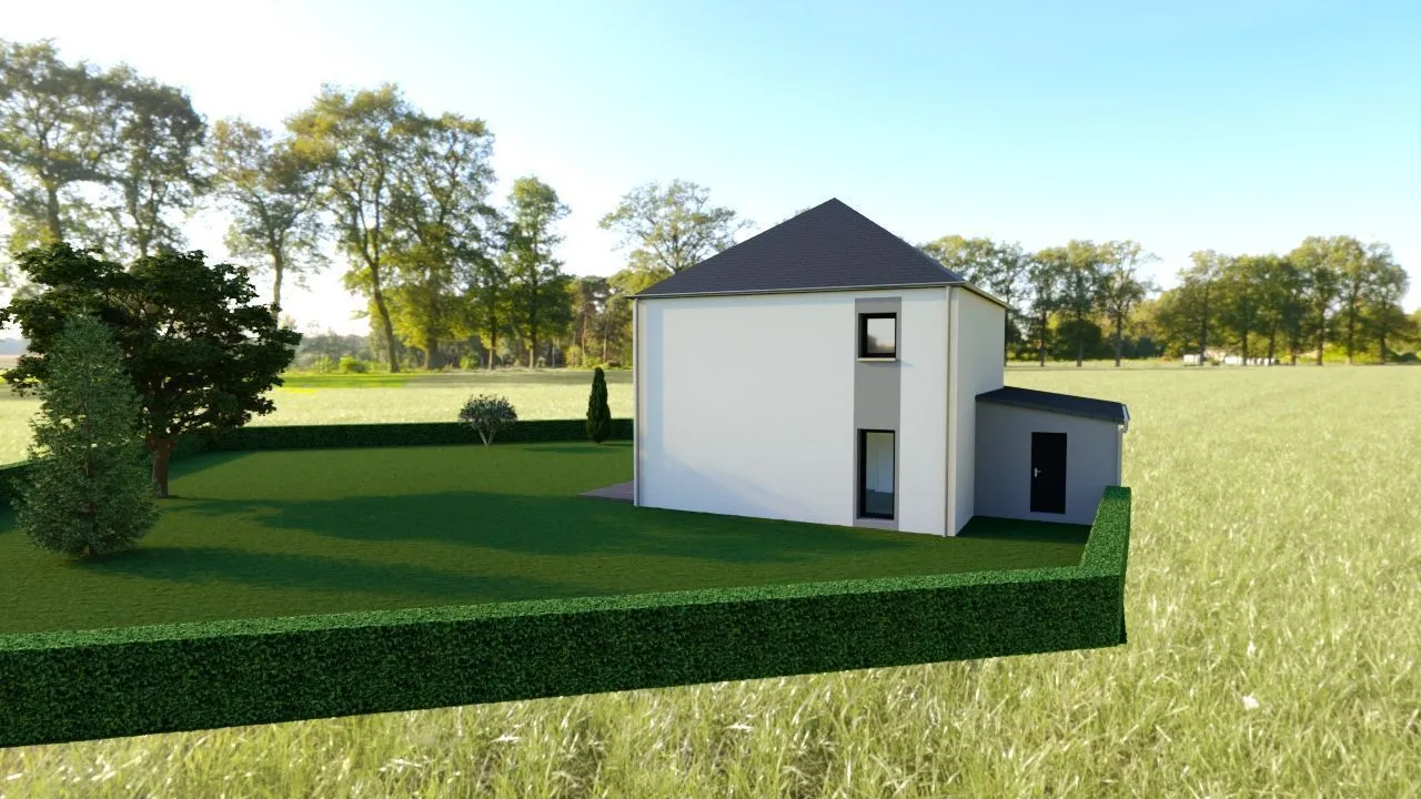 Maison neuve 113 m² à Saint-Rémy-du-Plain (35560)