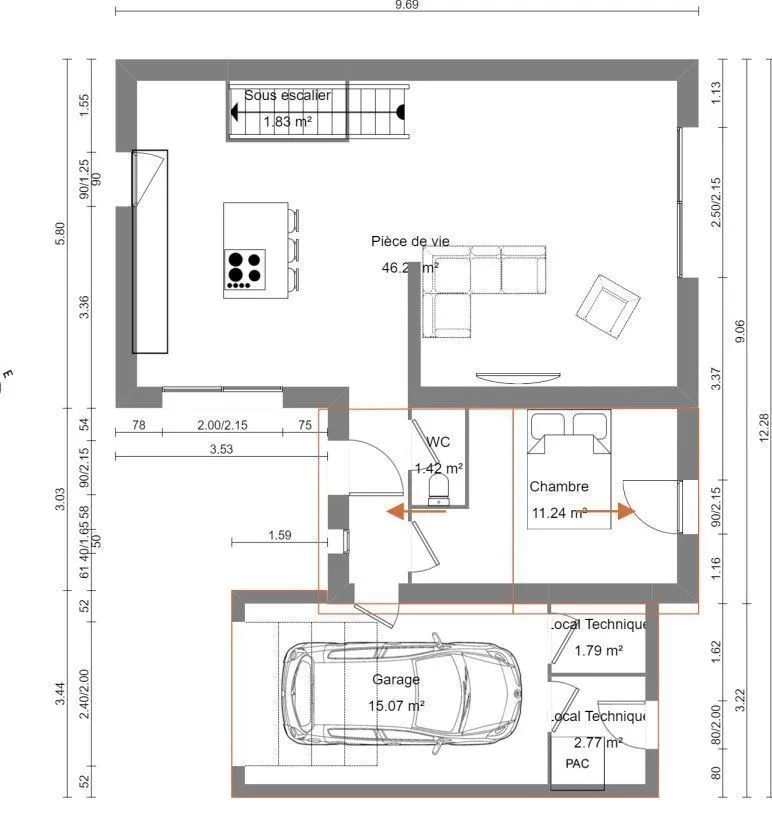 Maison neuve 102 m² à Lamballe (22400)