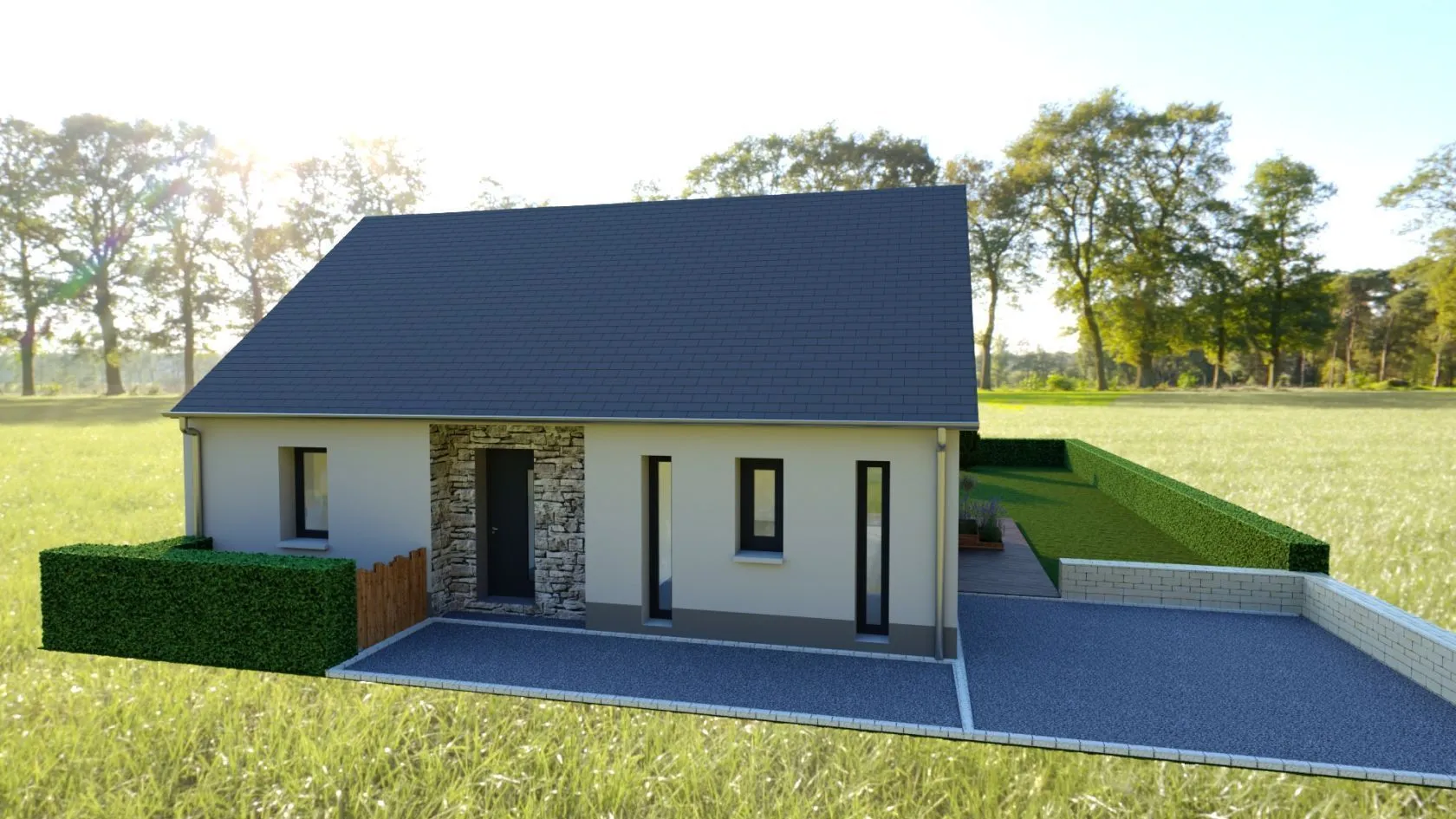 Maison neuve 82 m² à Laillé (35890)