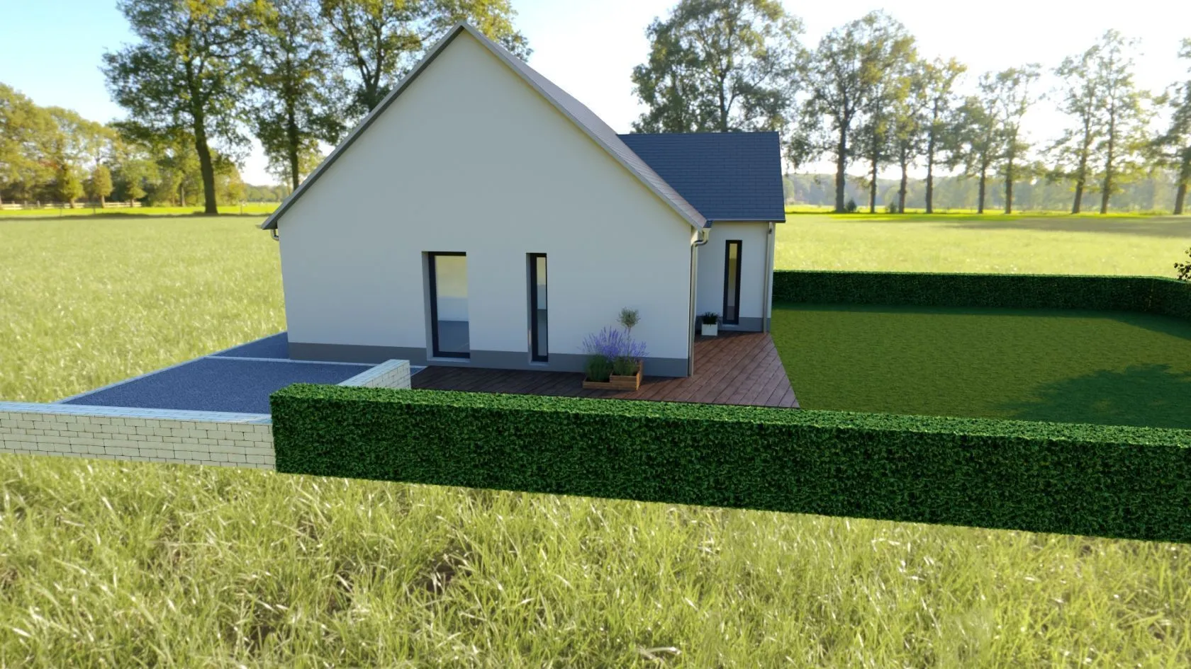 Maison neuve 82 m² à Laillé (35890)