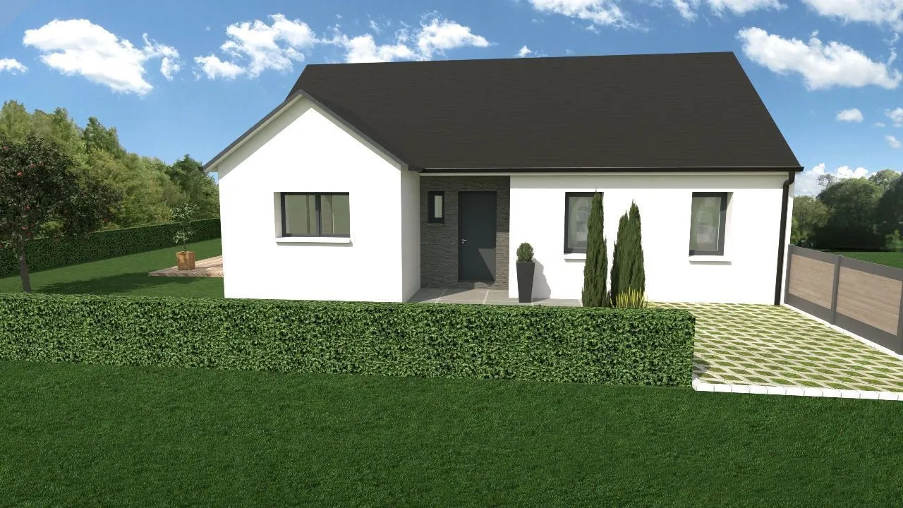 Maison neuve à Hédé-Bazouges