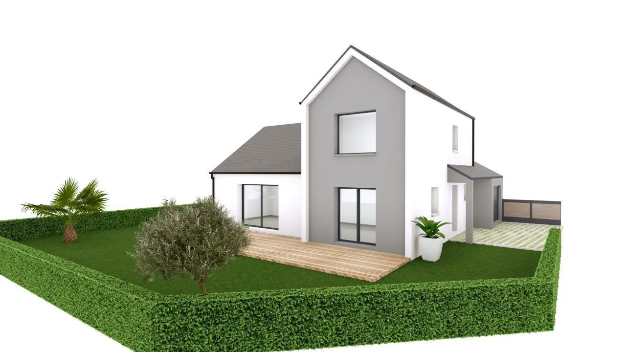 Maison neuve 97 m² à Saint-Rémy-du-Plain (35560)