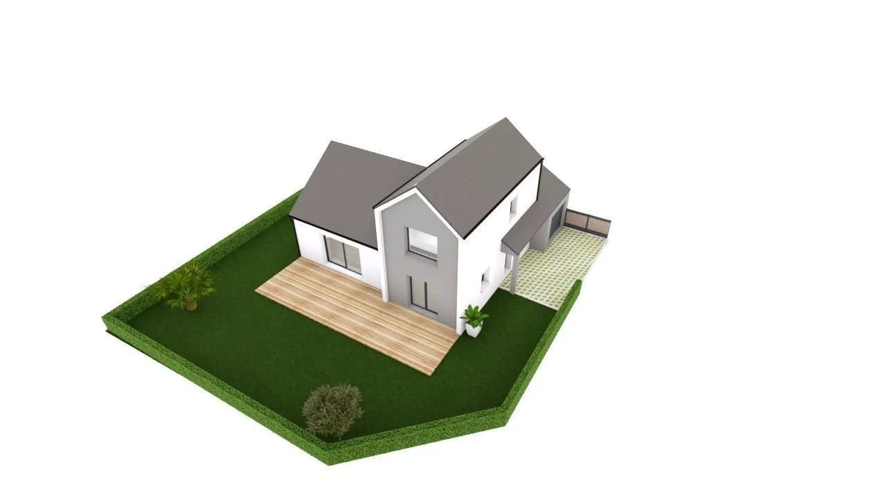 Maison neuve 97 m² à Saint-Rémy-du-Plain (35560)