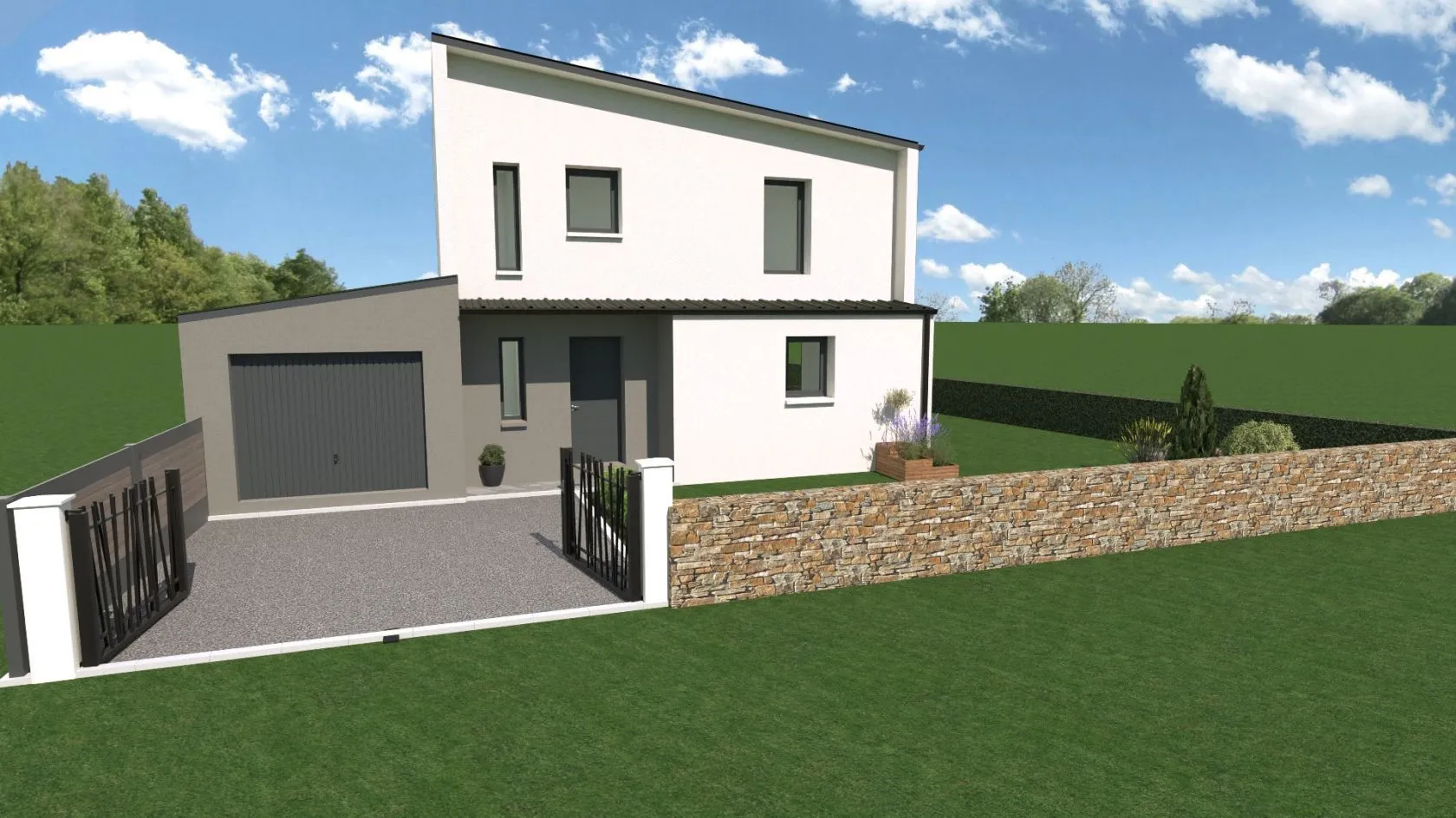 Maison neuve à Saint-Brandan