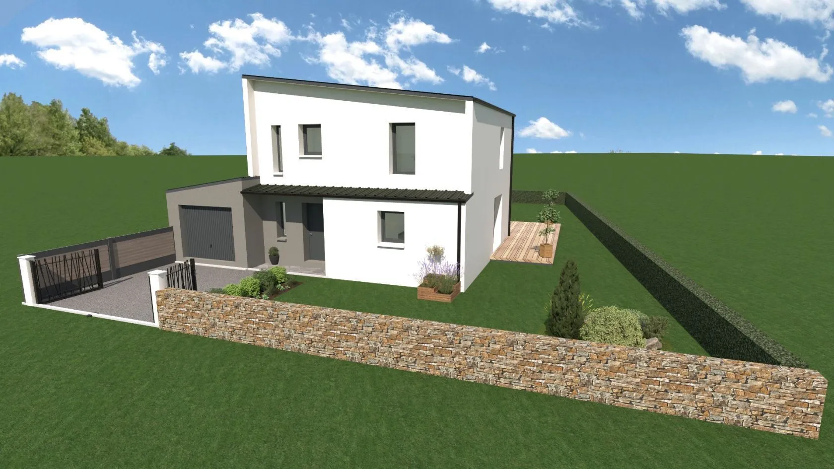 Maison neuve 102 m² à Brécé (35530)