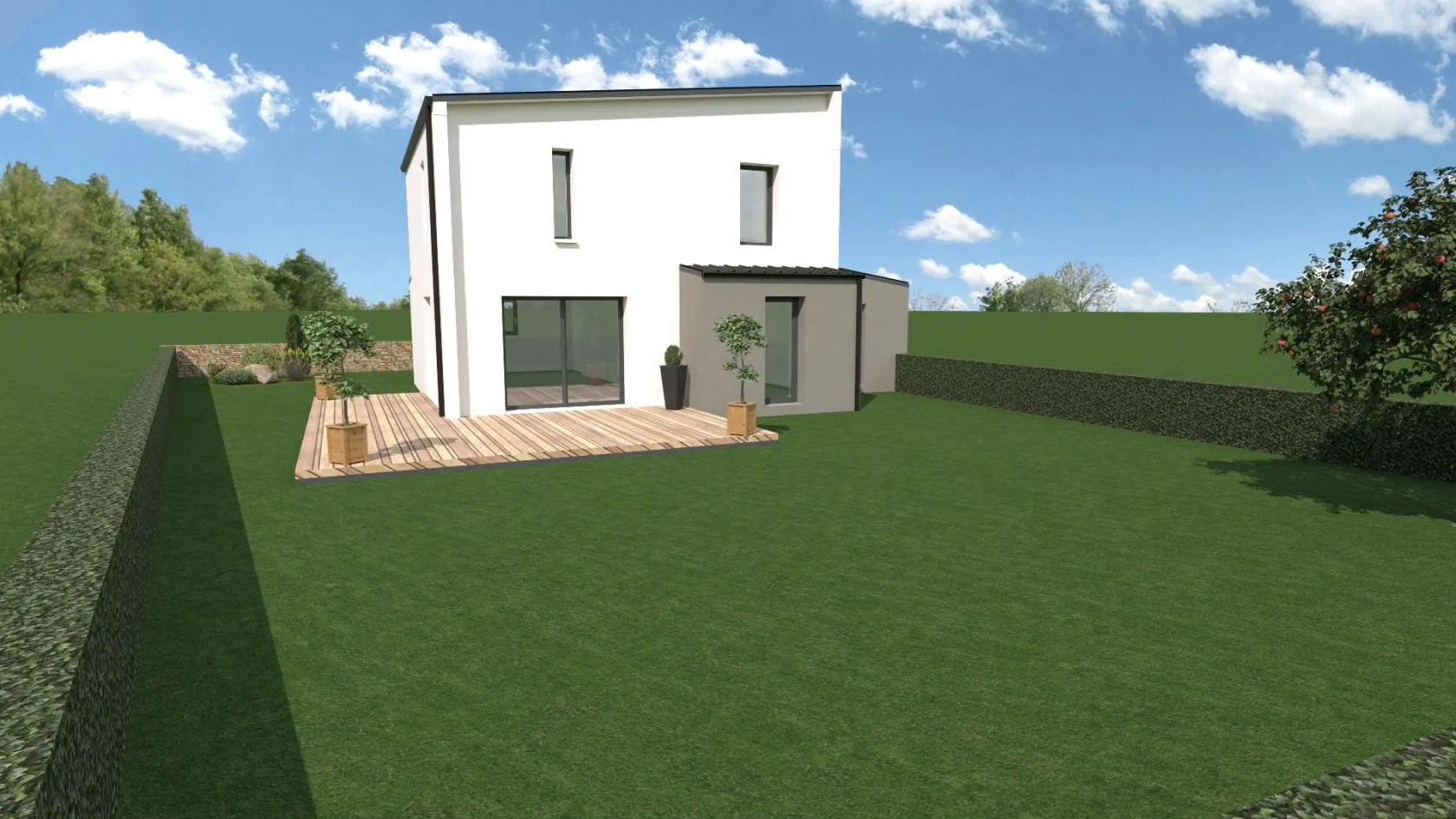 Maison neuve 102 m² à Brécé (35530)