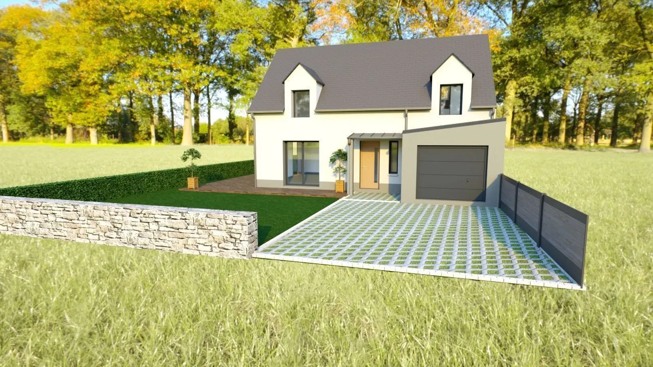 Maison neuve à Saint-Brandan