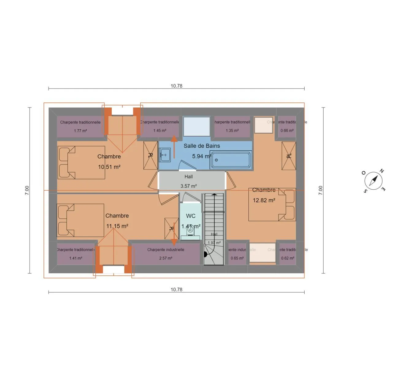 Maison neuve 104 m² à L'Hermitage (35590)
