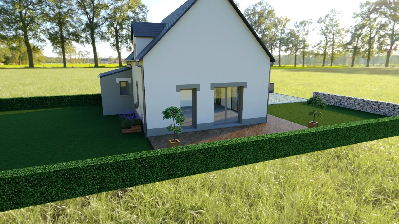 Maison neuve 104 m² à L'Hermitage (35590)