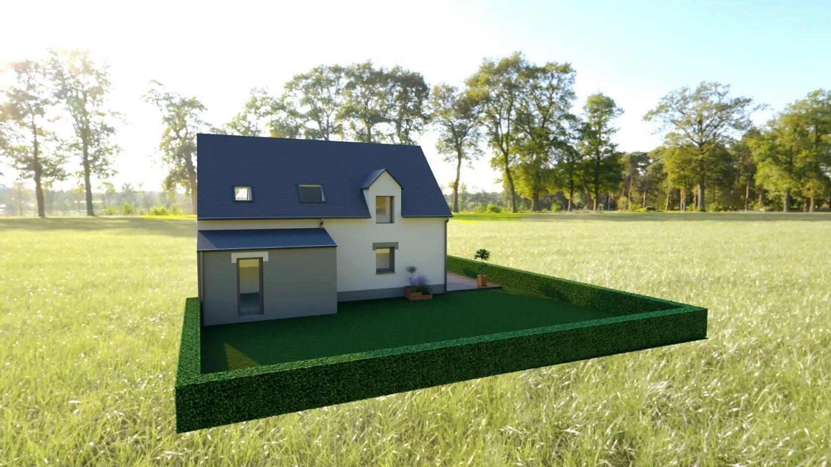 Maison neuve 104 m² à L'Hermitage (35590)
