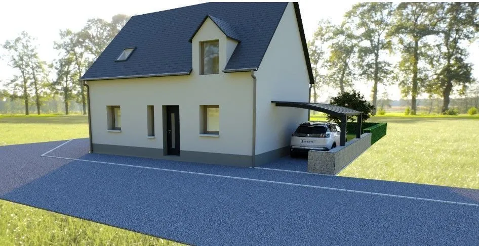 Maison neuve à Hédé-Bazouges