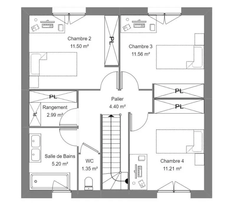 Maison neuve 102 m² à Saint-Cast-le-Guildo (22380)
