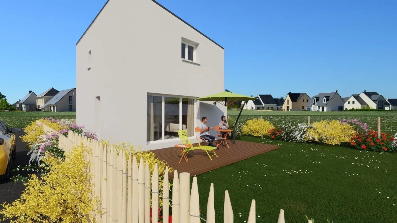 Maison neuve 76 m² à Saint-Aubin-du-Pavail (35410)