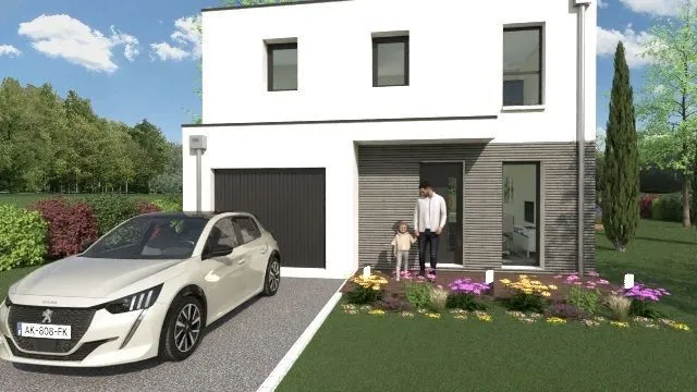 Maison neuve à Hédé-Bazouges