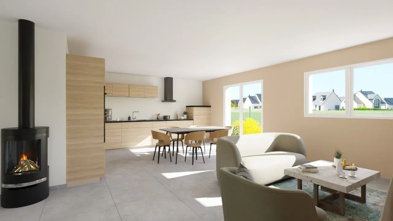 Maison neuve 90 m² à Pléchâtel (35470)