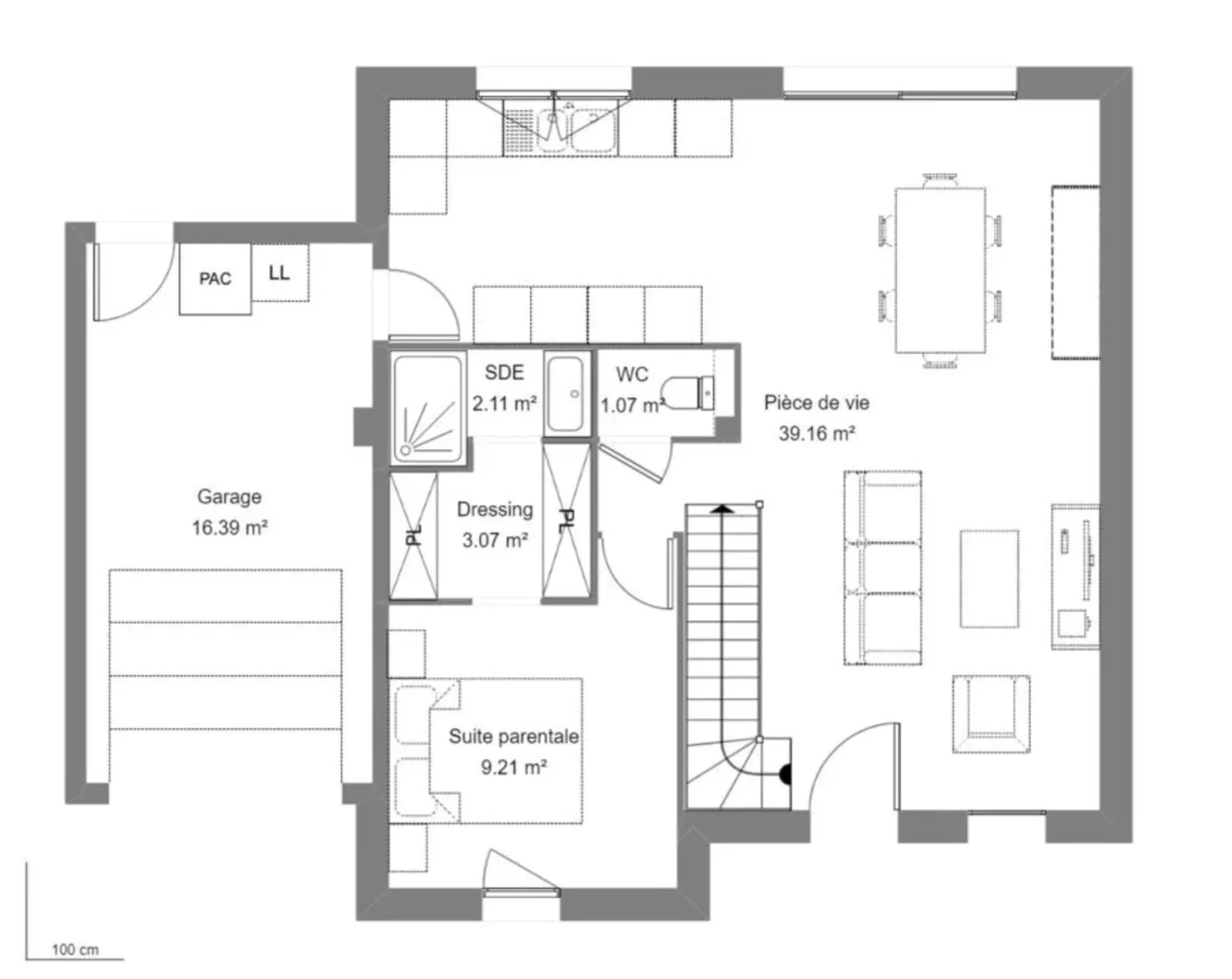 Maison neuve 102 m² à Guignen (35580)