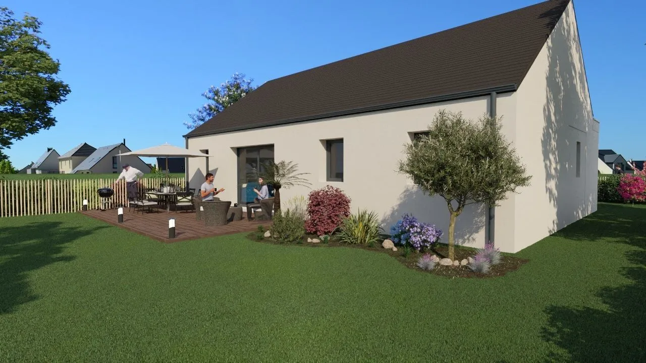 Maison neuve 81 m² à La Noë-Blanche (35470)