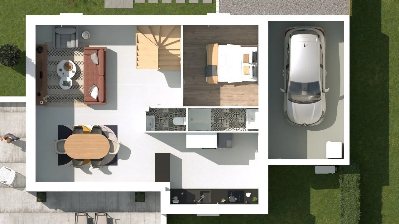 Maison neuve 96 m² à Dol-de-Bretagne (35120)